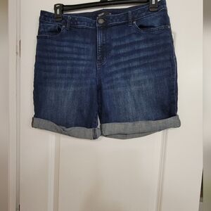 Women's Denim Shorts Vera Wang Size 14